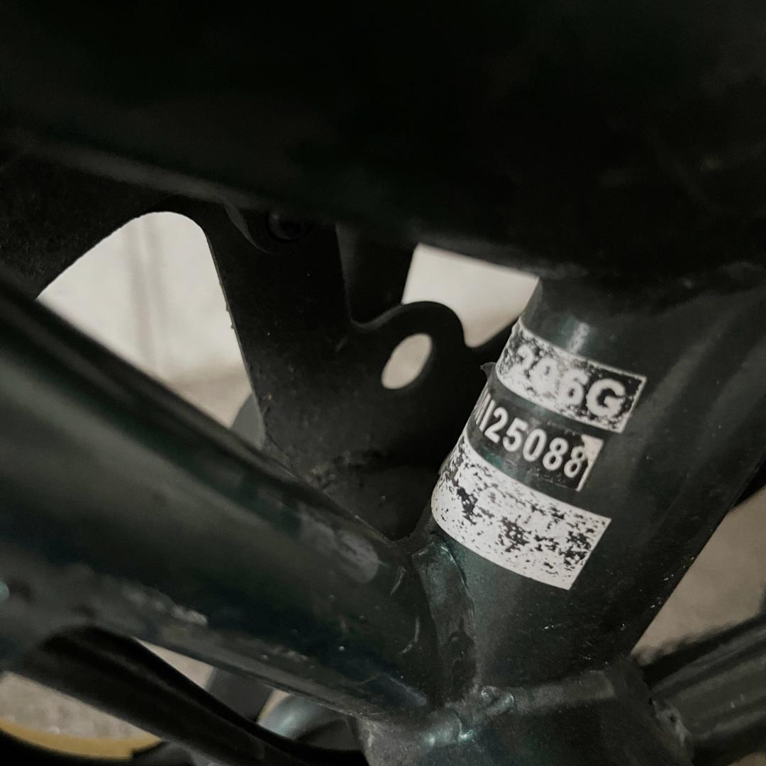 Jeep 折りたたみ自転車 ミニベロ グリーン 前バスケット付き