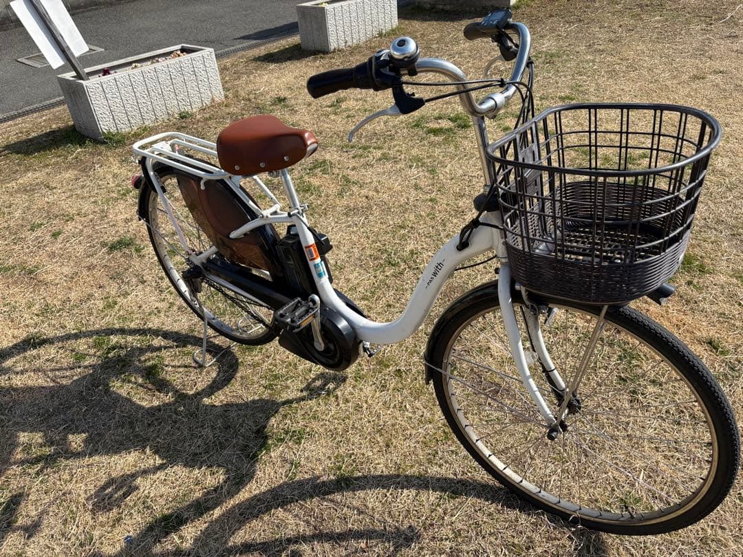 PAS with 電動アシスト自転車 ホワイト