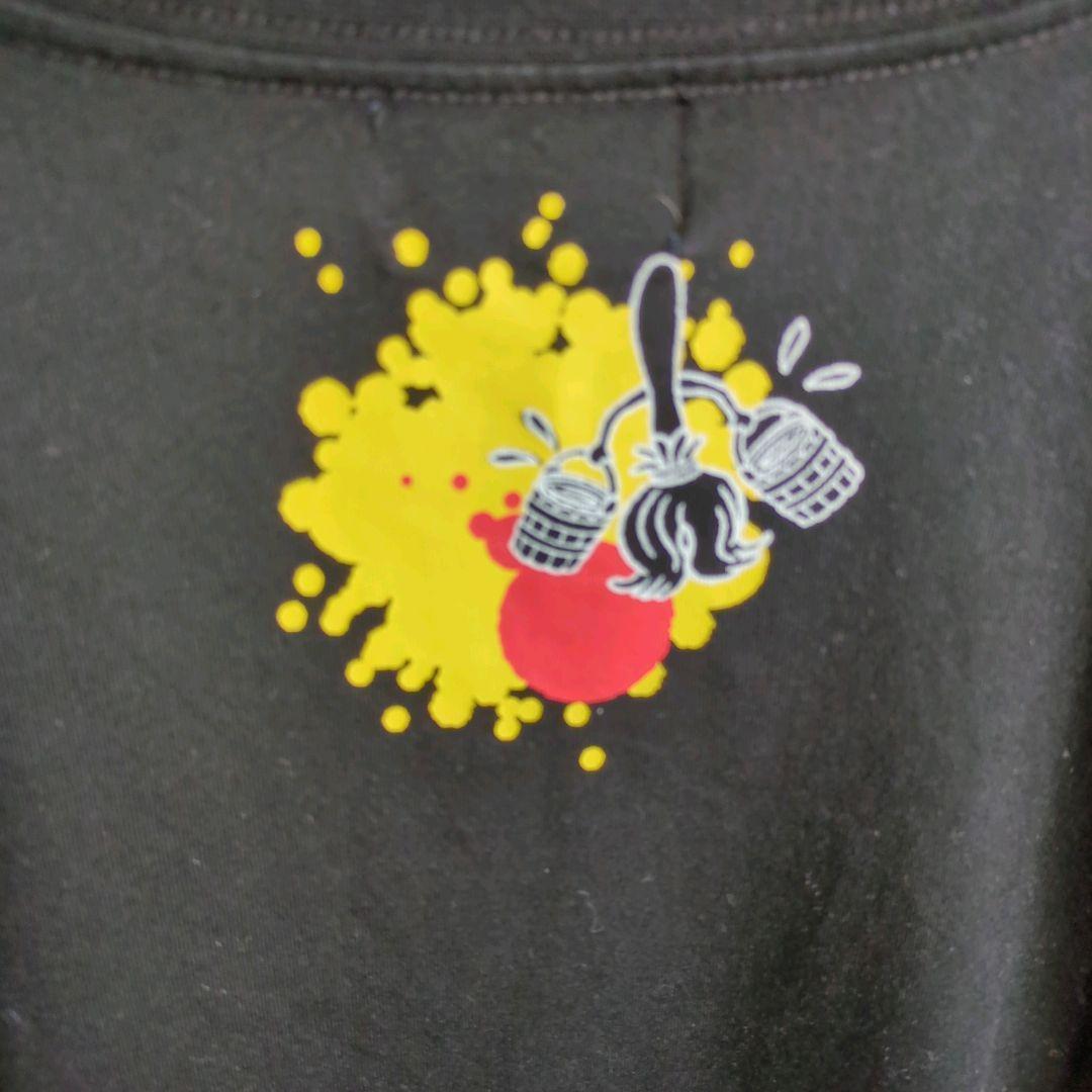 東京ディズニーリゾート　キャラクターTシャツ　半袖シャツ　ミッキー　黒　古着