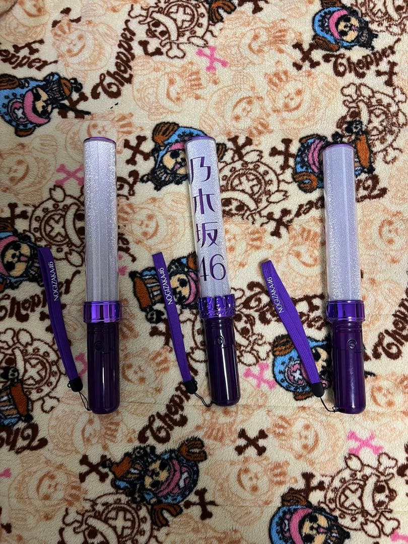 乃木坂46ペンライト3本まとめ売り①⓪