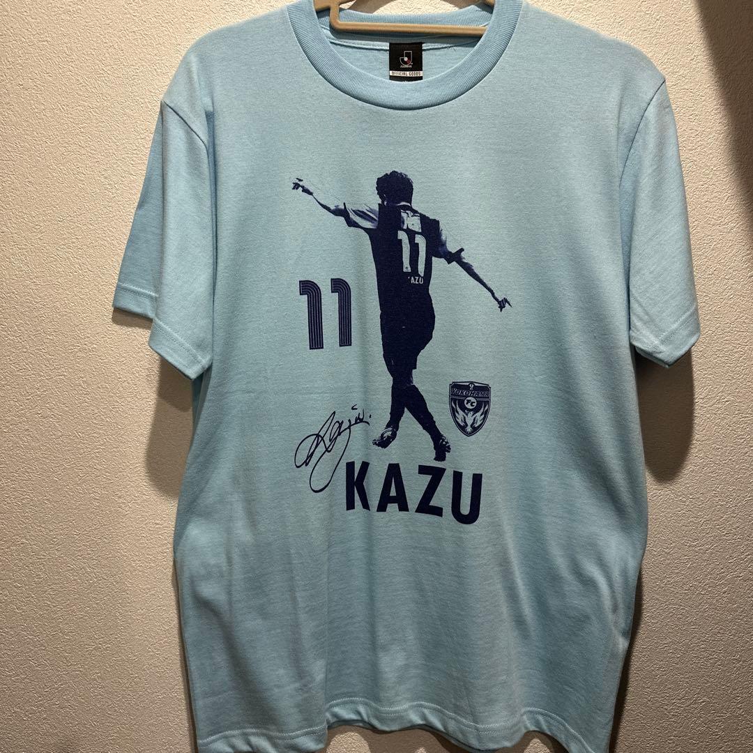 三浦知良　サイン入りカード2枚　横浜FC Tシャツ3枚セット