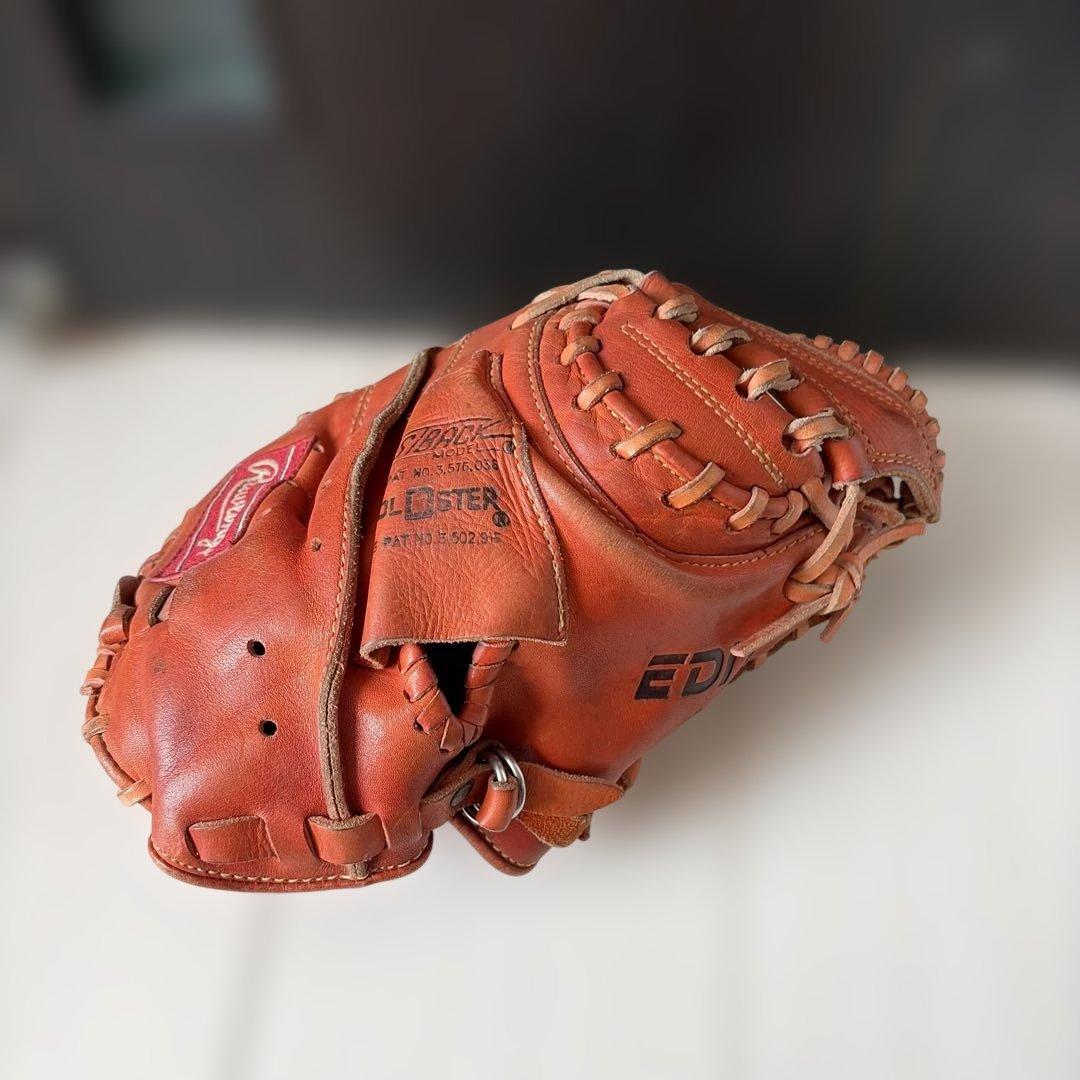 （良品）オールド　Rawlings 軟式用キャッチャーミット CAPTURED