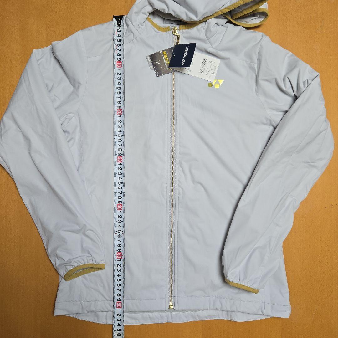 新品　YONEX　ソフトシェルパーカー　アイスグレー　l　ウィメンズ　裏起毛