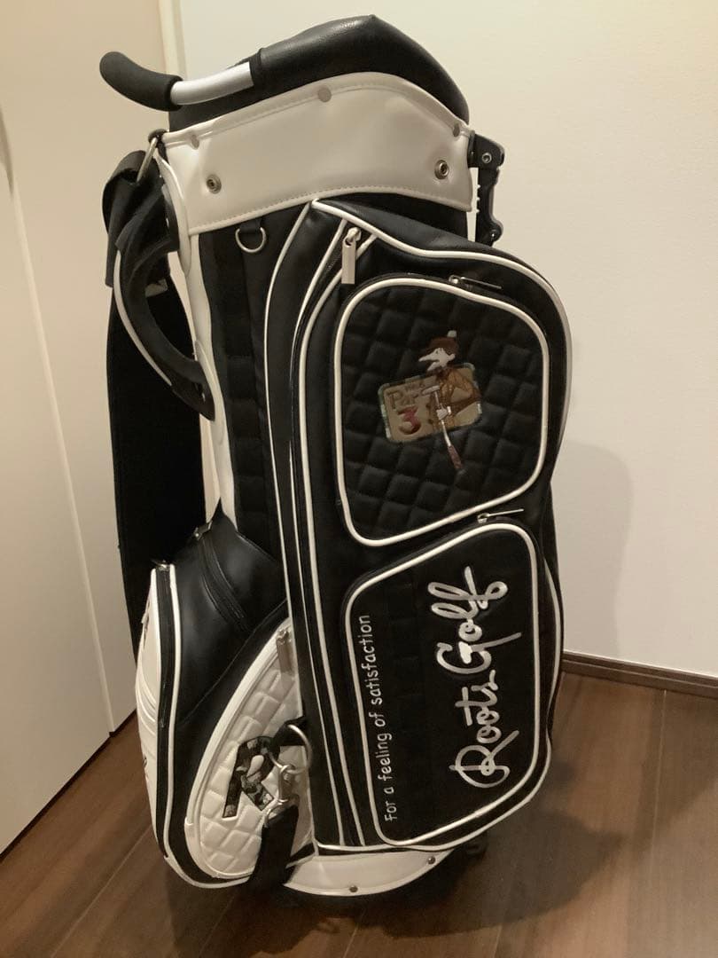 Roots Golf ルーツゴルフ　キャディバッグ ver4 ブラック