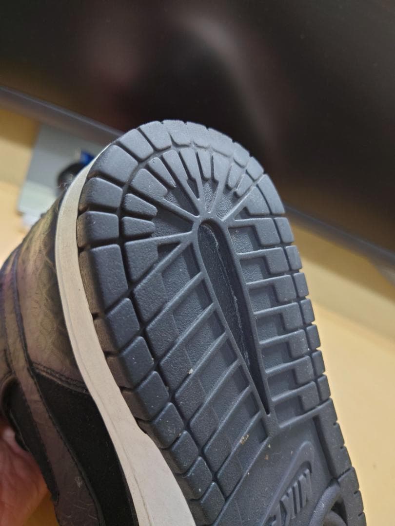 Nike SB ダンク 黒 ZOOM AIR 27.5 中古
