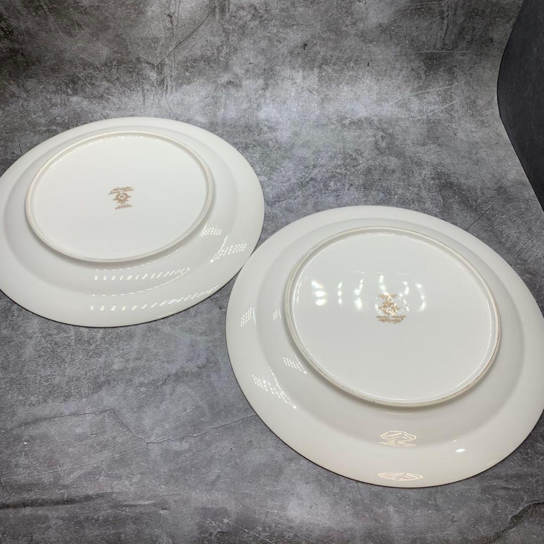 J108\" Noritake SICILIAN BLUE 26cm 丸 6Set