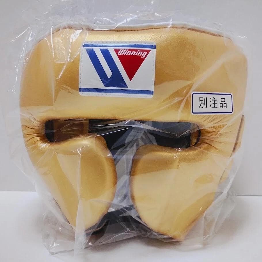 Winning ウイニング ボクシング ヘッドギア Lサイズ 金 別注品➁
