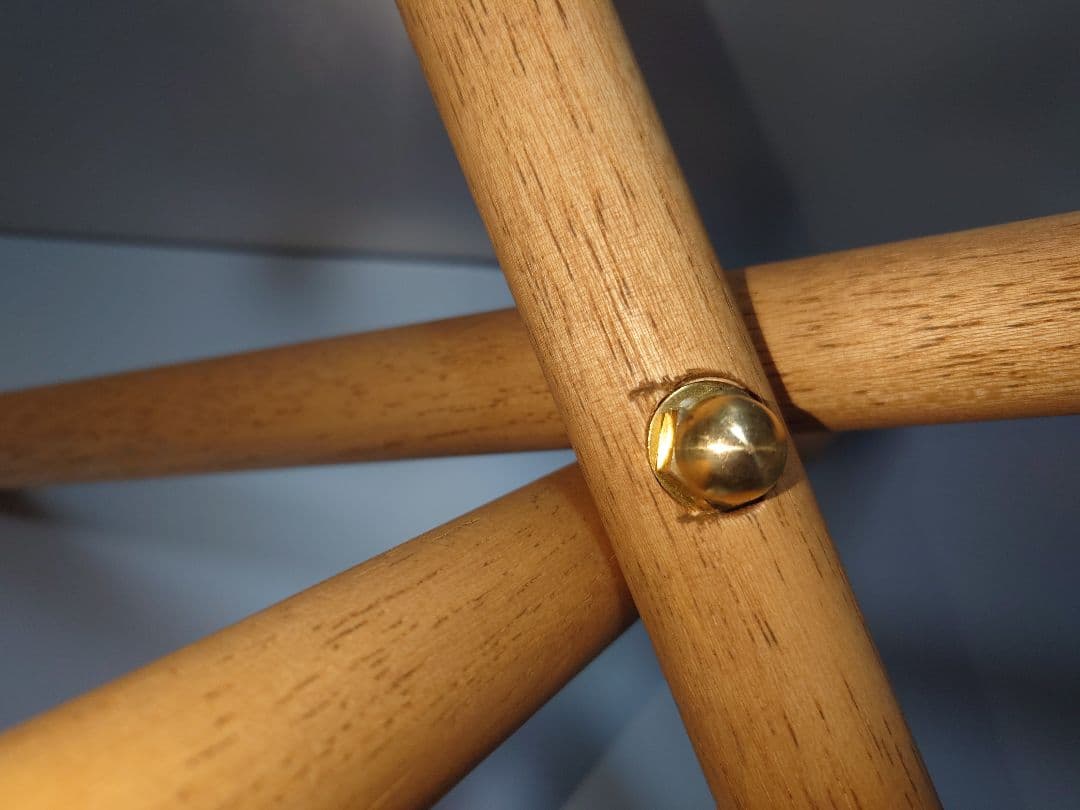 ハンドメイド　ハンティングチェア　座面2枚付き、グレー