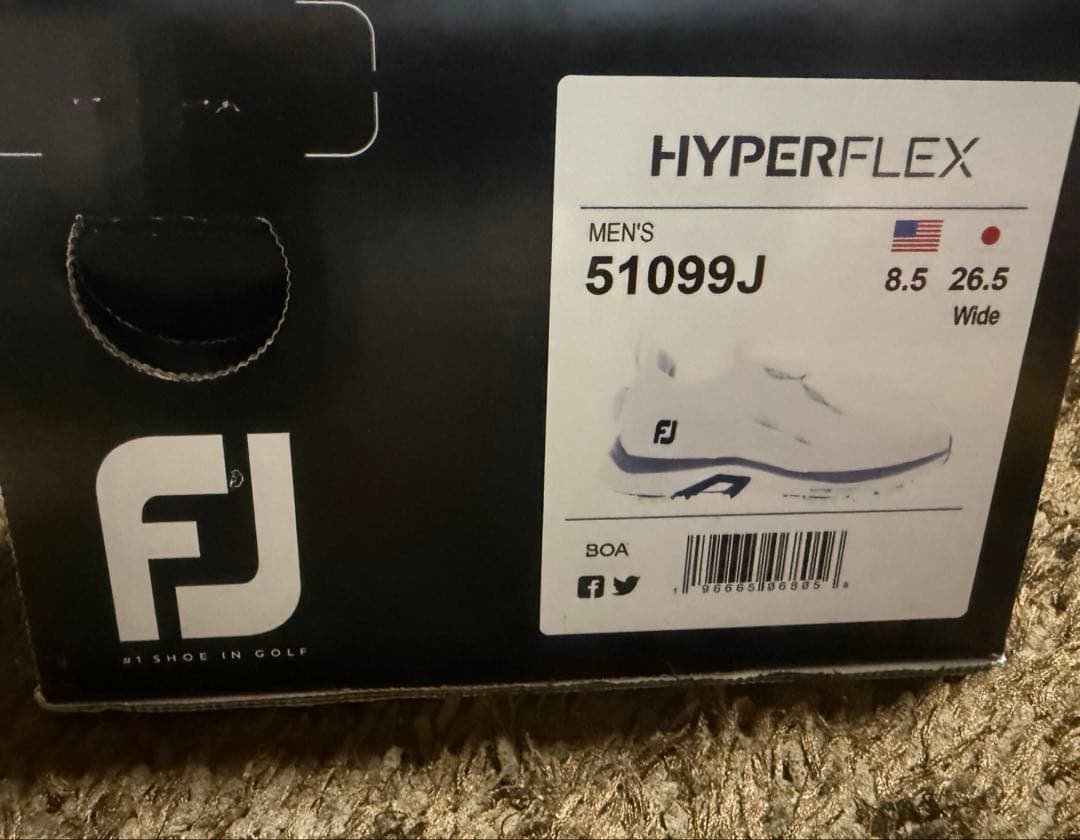 FJ フットジョイ　ハイパーフレックスコア BOA 26.5