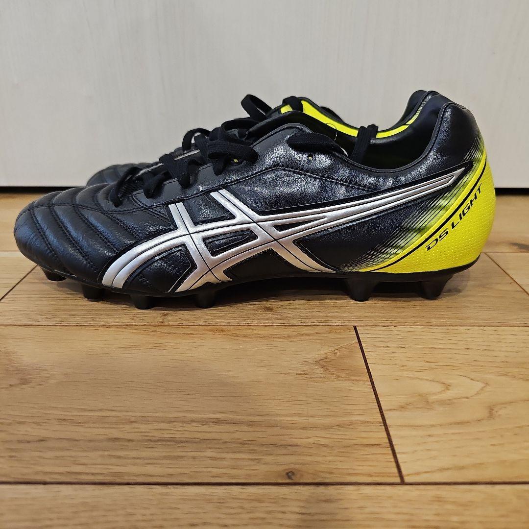 ASICS DS LIGHT サッカースパイク ブラック/イエロー
