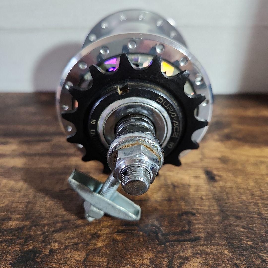 SUZUE PRO MAX NJS 競輪ハブ コグ15T ロックリング付き
