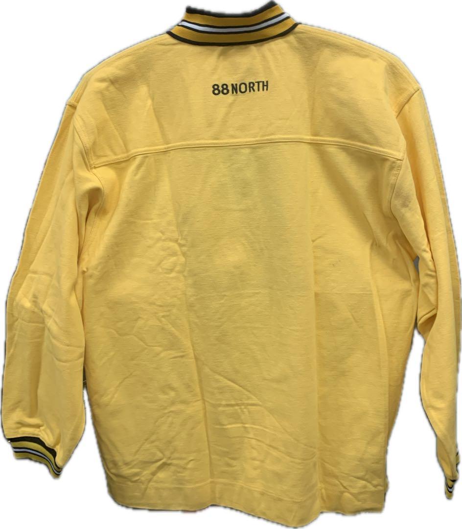 新品 ９０’Sのクールな88 NORTH ラガーシャツ 黄色 レア90’s