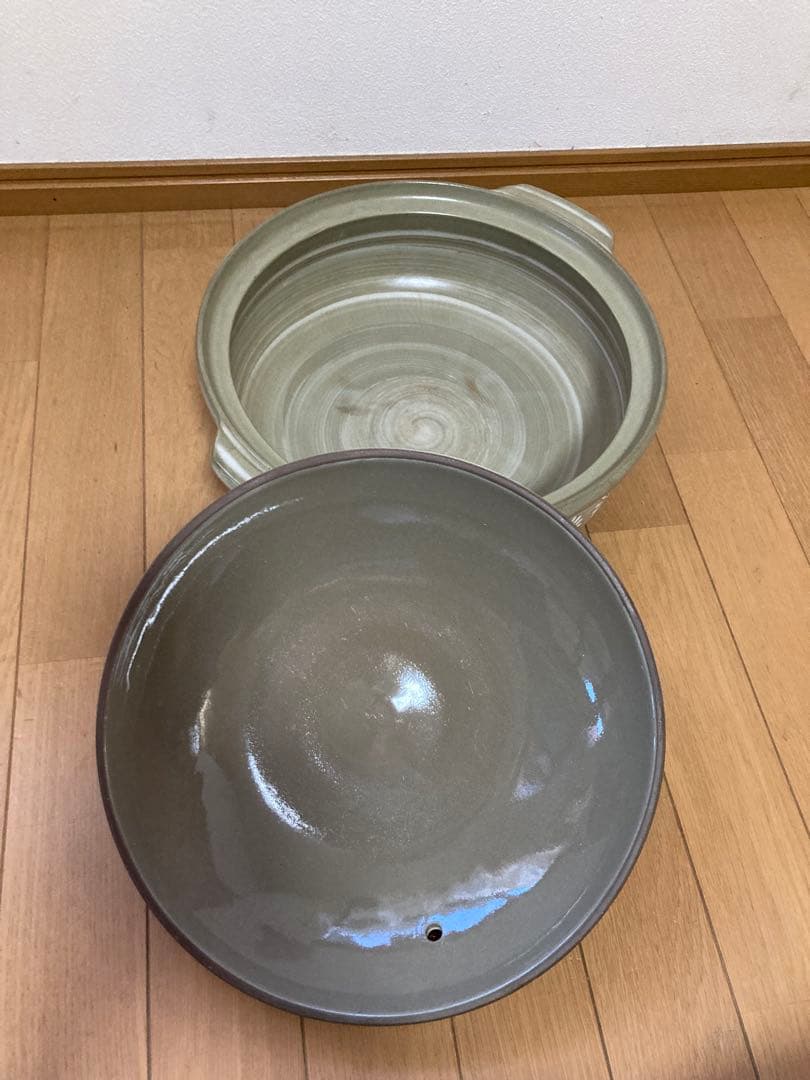銀峯 三島　萬古焼　土鍋 4〜5人用 日本製