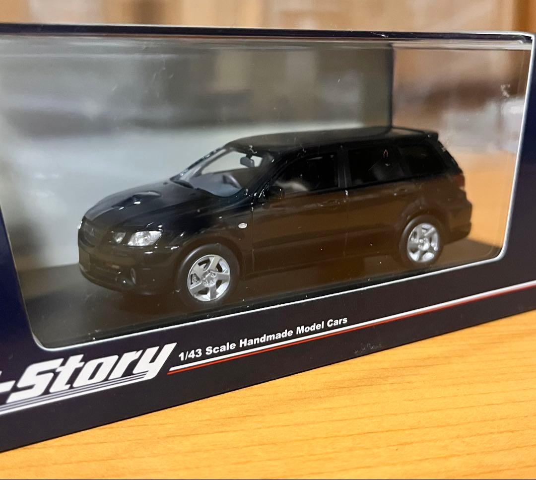 ハイストーリー 1/43 三菱 ミツビシ エアトレック ターボR ブラック