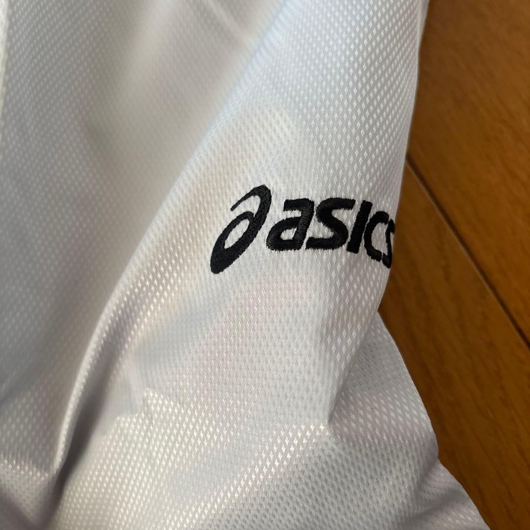asics シルバー ウィンドブレーカー　アシックス　ウィンブレ　新品未使用タグ