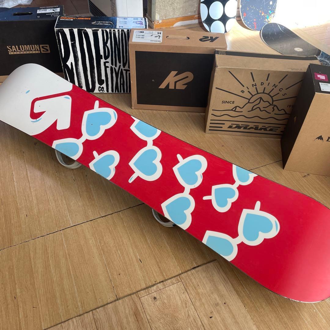 BURTON×FLUX　バートン　スノーボード　フラックス　バインディング付