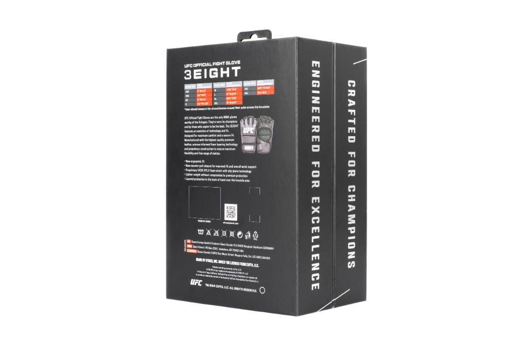 公式販売店【独占】UFC3Eight 公式試合用　グローブ新品 激レアXS-L