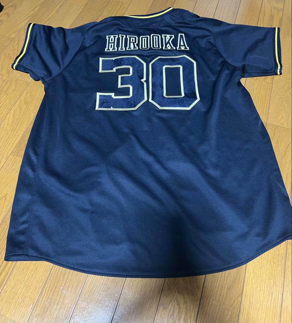 オリックス　バファローズ　ユニフォーム　廣岡大志　ビジター　Oサイズ