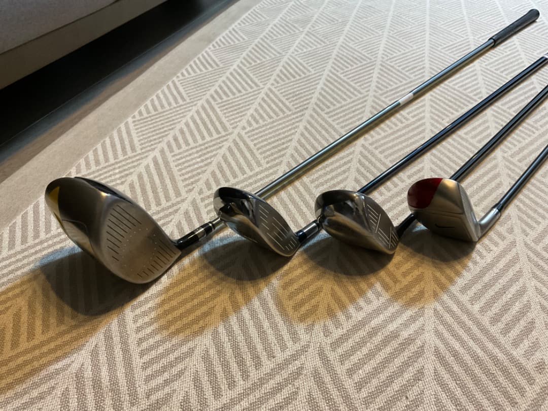 NIKE GOLF中心に組んだ男子用ゴルフクラブフルセット　13本　お買い得