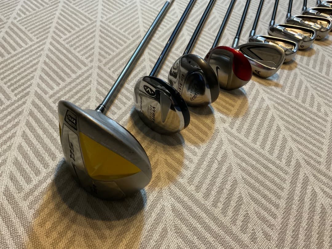 NIKE GOLF中心に組んだ男子用ゴルフクラブフルセット　13本　お買い得