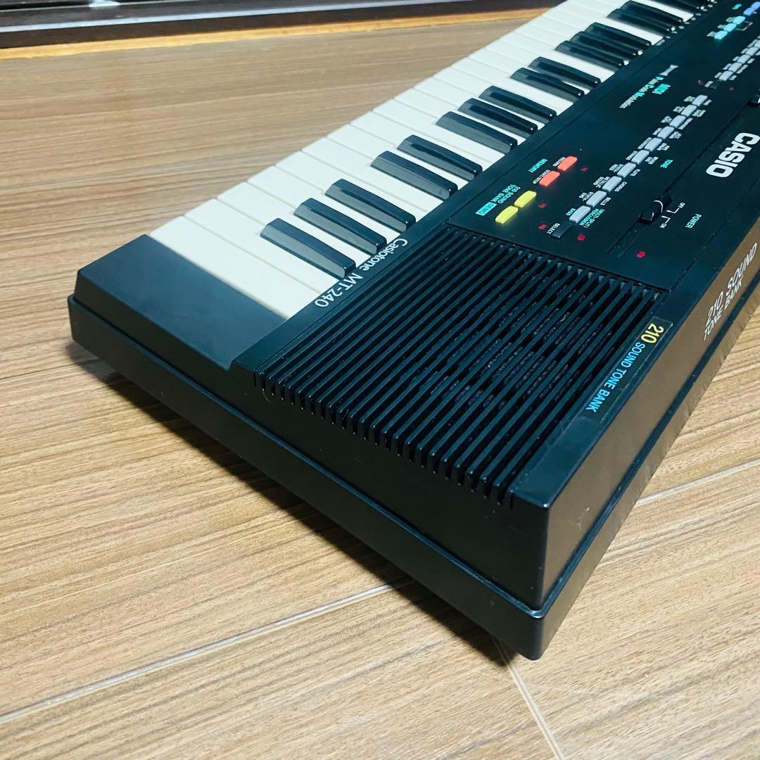 【付属品多】CASIO Casiotone MT-240 MIDIシンセサイザー