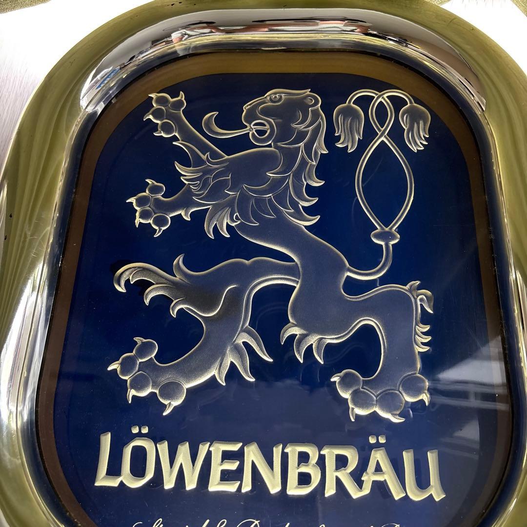 LOWENBRAU レーベンブロイ 電飾看板 ネオン風 ビール バー インテリア