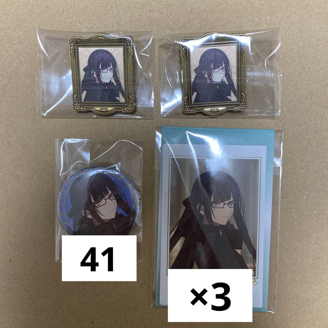 FGO フェス　Fes 缶バッジ ポートレイト　額縁風ピンズ　黒姫