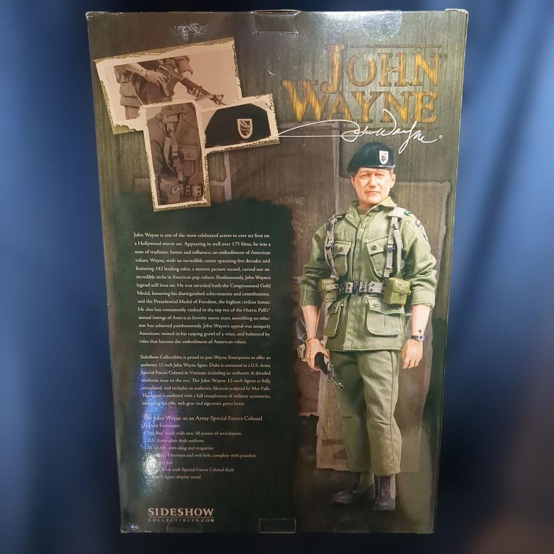 1/6 12インチ サイドショー「ジョン・ウェイン（陸軍特殊部隊大佐版）」