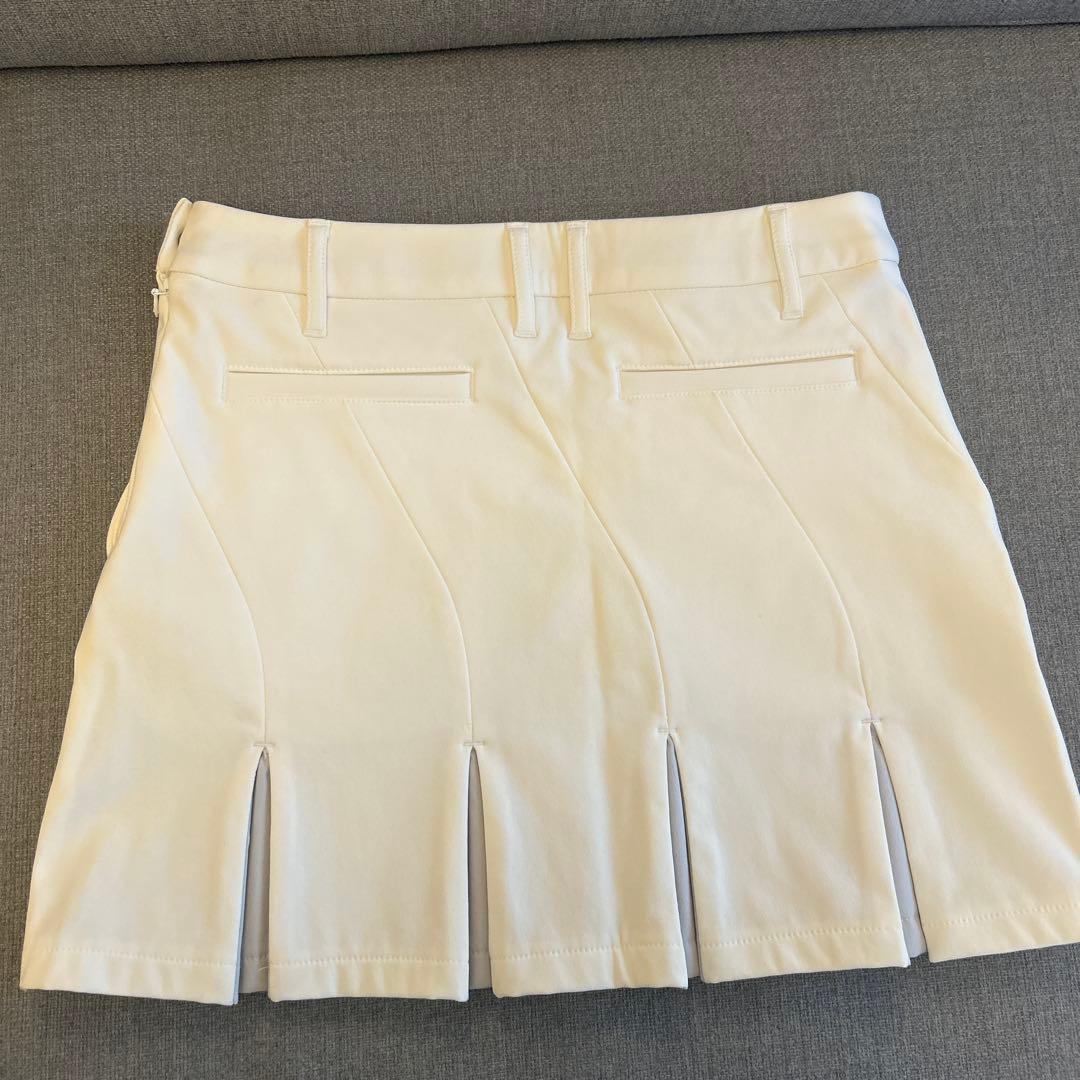 デサントゴルフ(DESCENTE GOLF) ストレッチプリーツスカート 白