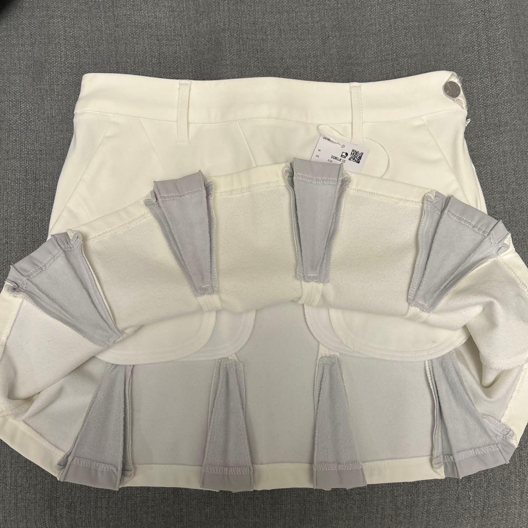 デサントゴルフ(DESCENTE GOLF) ストレッチプリーツスカート 白