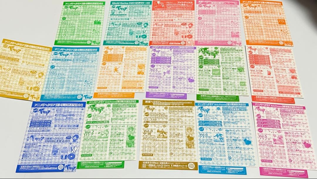 ヘタリア 応募券 ポストカード