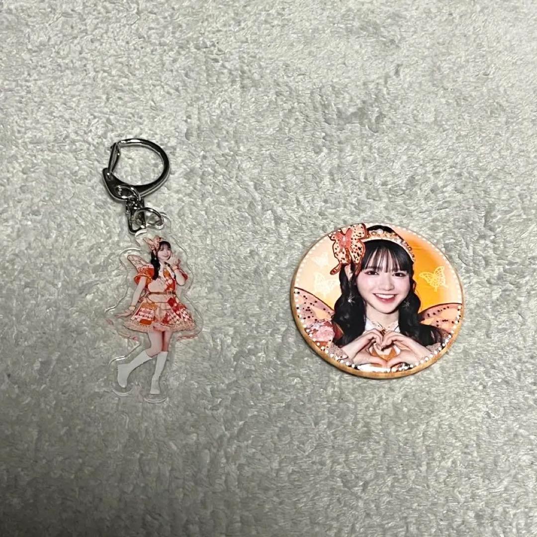 FRUITS ZIPPER 鎮西寿々歌 アクスタ 缶バッジ キーホルダー セット