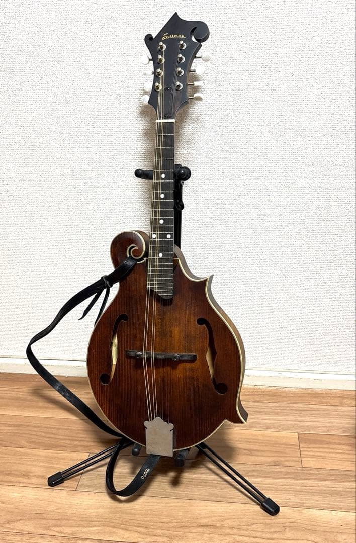 Eastman マンドリン md-315 ケース　スタンド　レザーストラップ付き