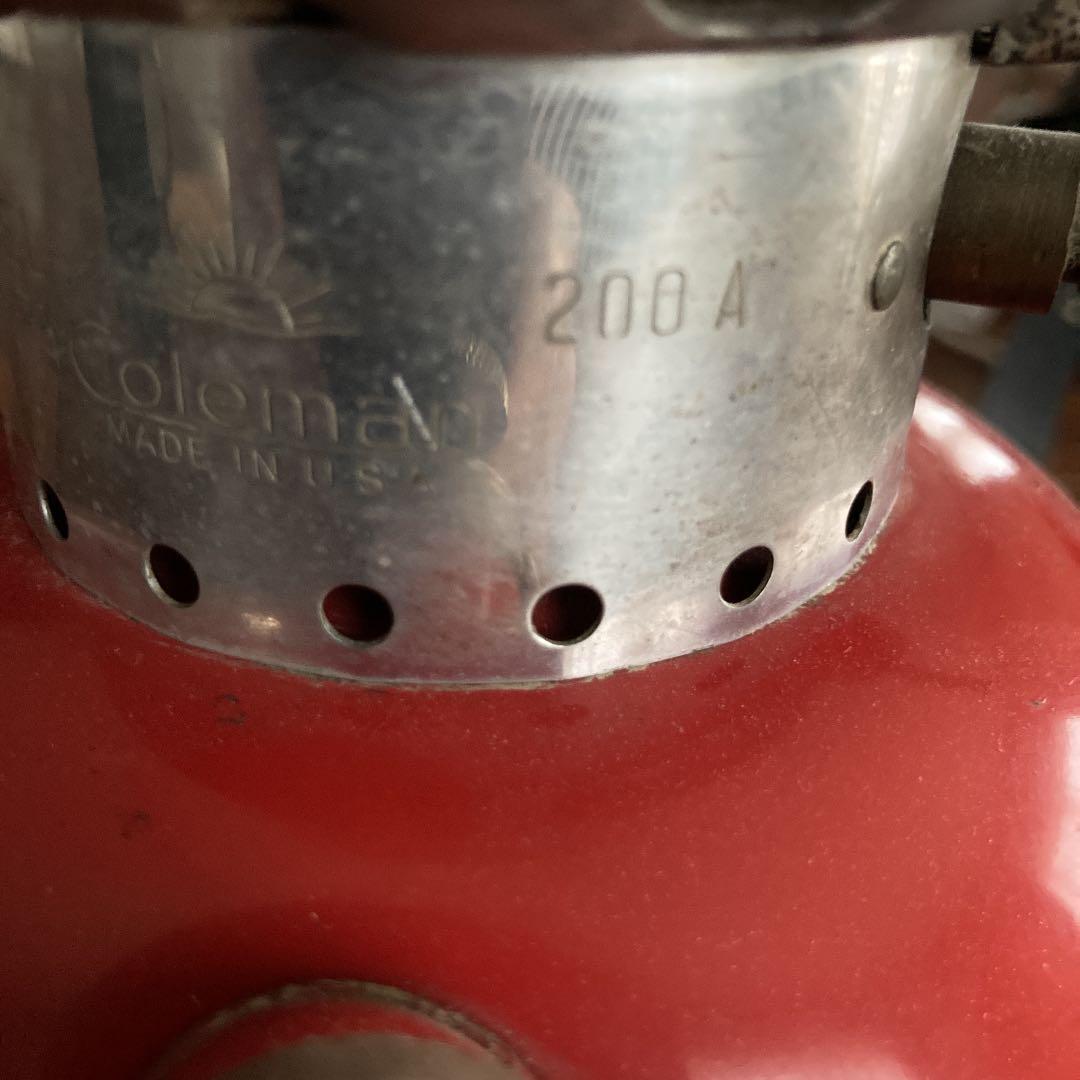 コールマン ランタン　200A61年6月　イエローデカール