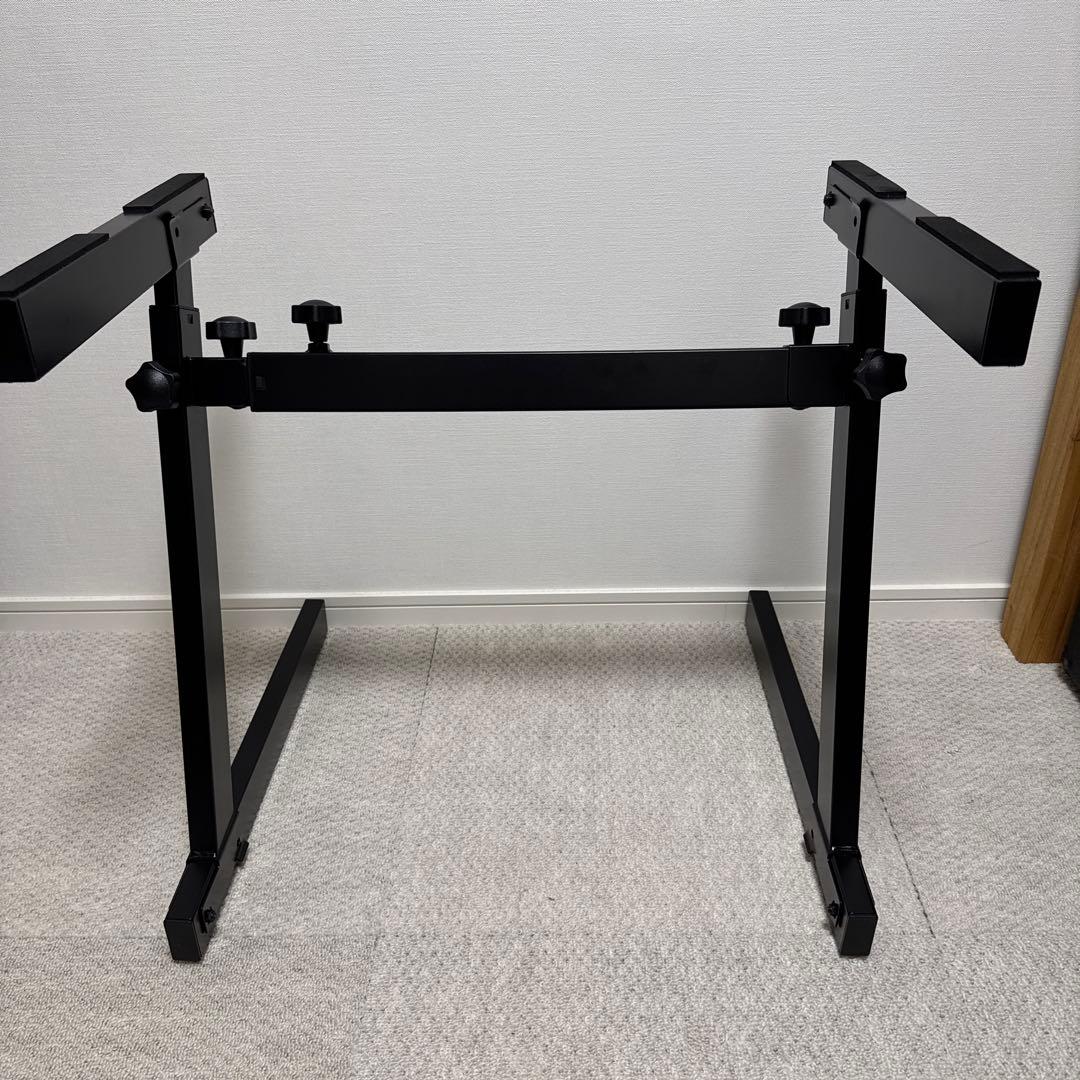 Roland キーボードスタンド 折りたたみ式 ブラック