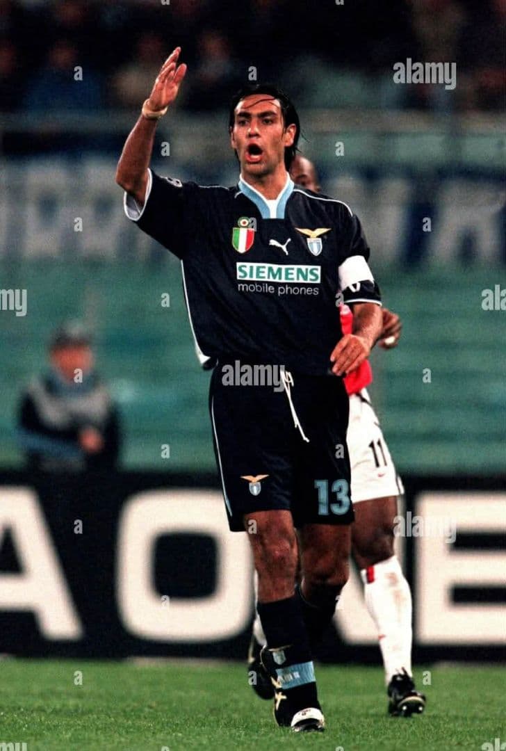 ラツィオ 00/01 アウェイ ヨーロッパの ユニフォーム #13 NESTA
