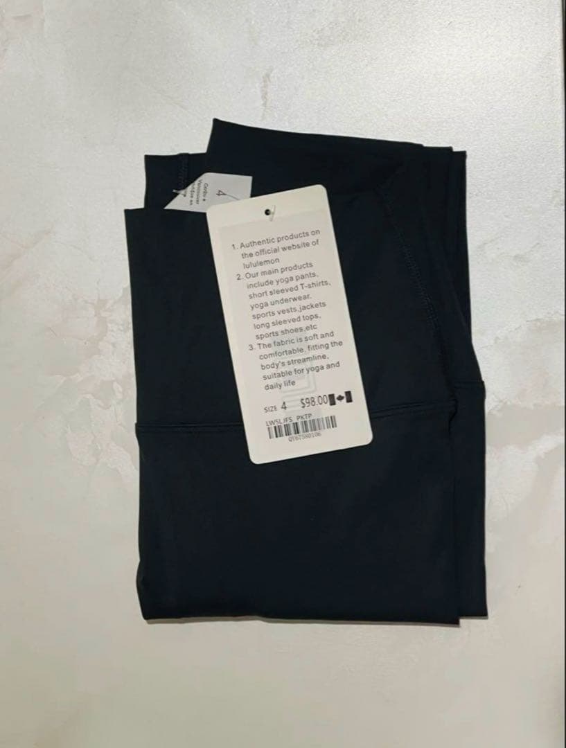 y.♪新品Lululemon Groove ヨガパンツ　黒S(4)