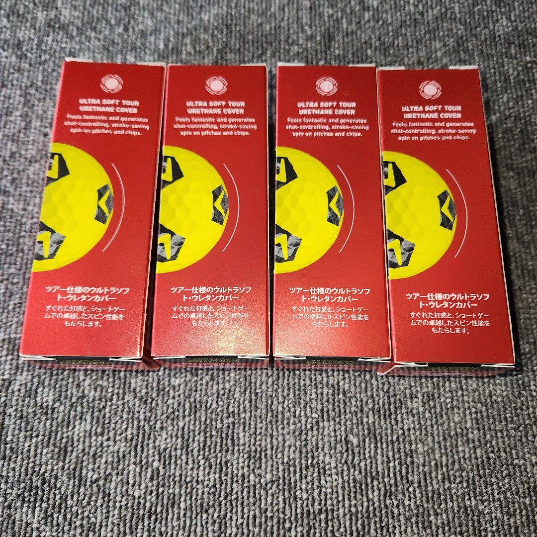 11 キャロウェイ ゴルフボール クロムソフト イエロー系 4スリーブ