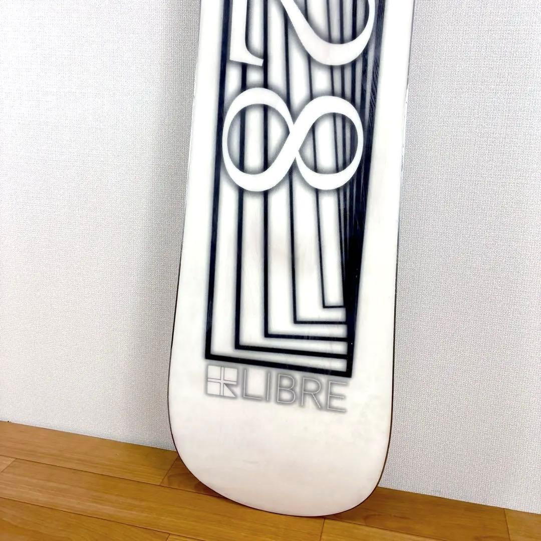 【美品】LIBRE RICE28 スノーボード ホワイト 22-23