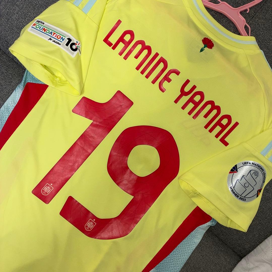 【正規品】スペイン 2024 アウェイ ユニフォーム ラミン・ヤマル