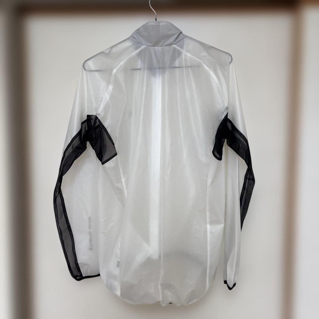 Pearl Izumi スケルトンレインジャケット 白/黒