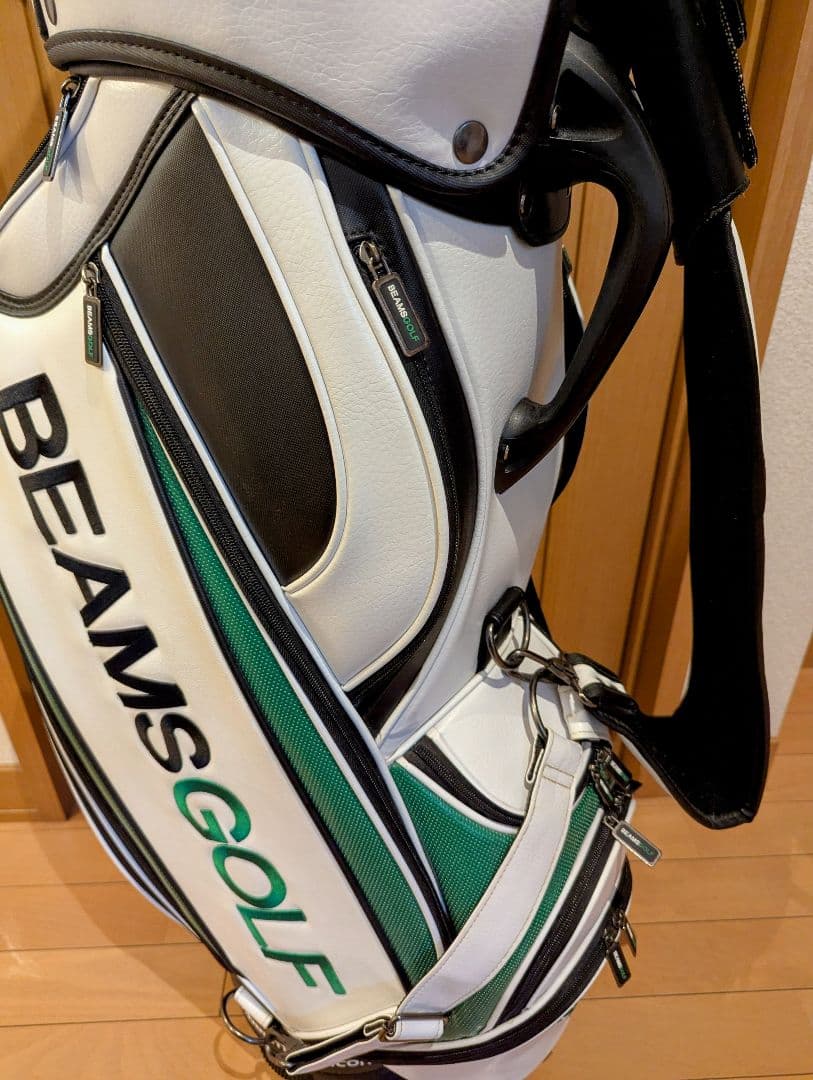 BEAMS GOLF キャディバッグ・ヘッドカバー、シューズ入れセット