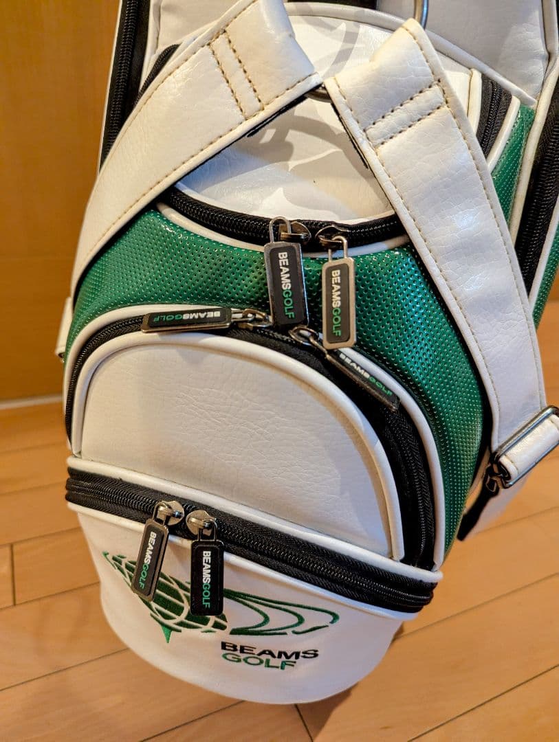 BEAMS GOLF キャディバッグ・ヘッドカバー、シューズ入れセット