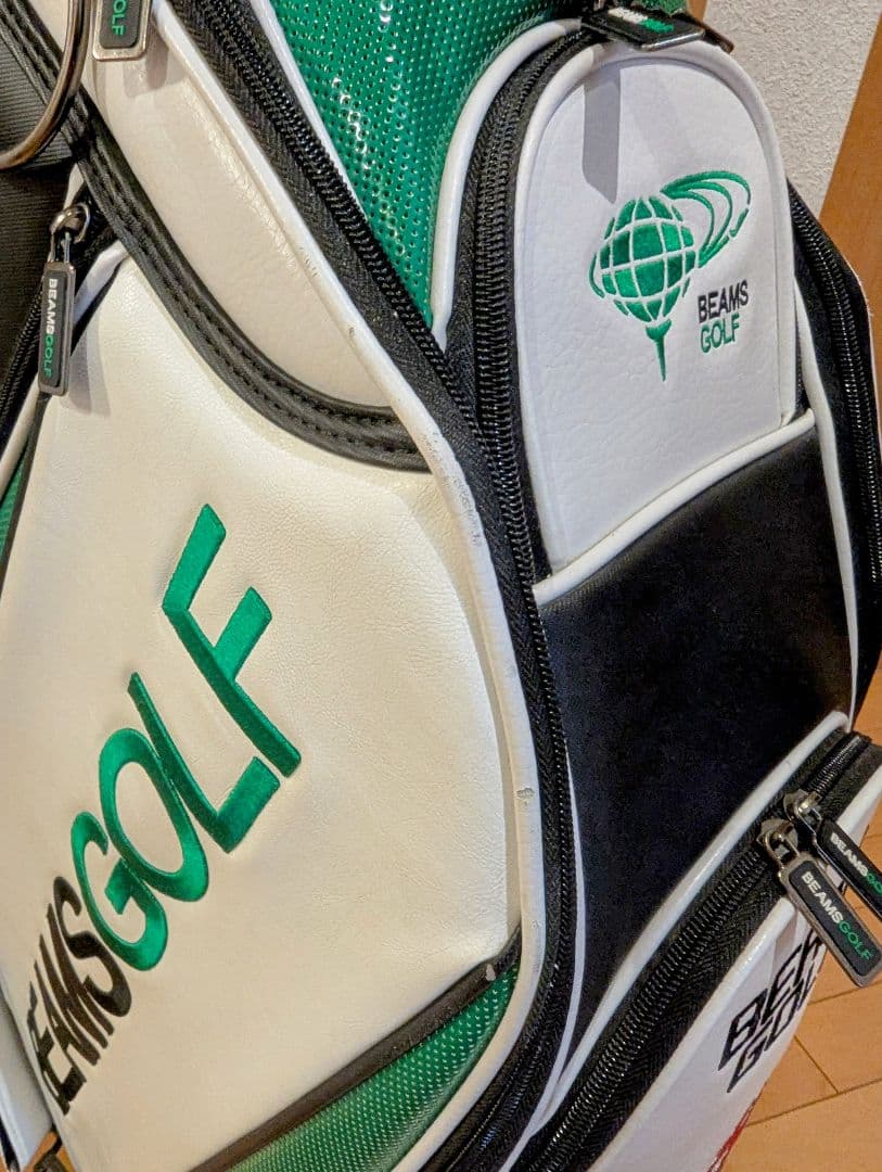 BEAMS GOLF キャディバッグ・ヘッドカバー、シューズ入れセット