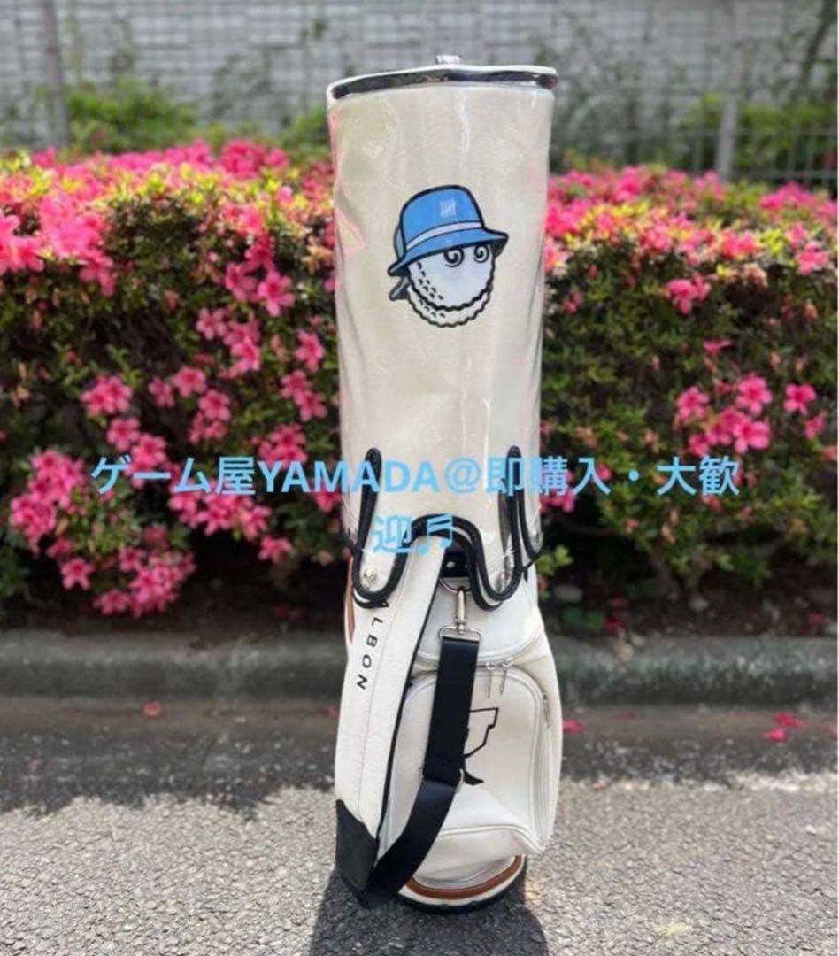 【即発送】 Malbon Golfマルボン ゴルフ キャディバッグ スタンド式
