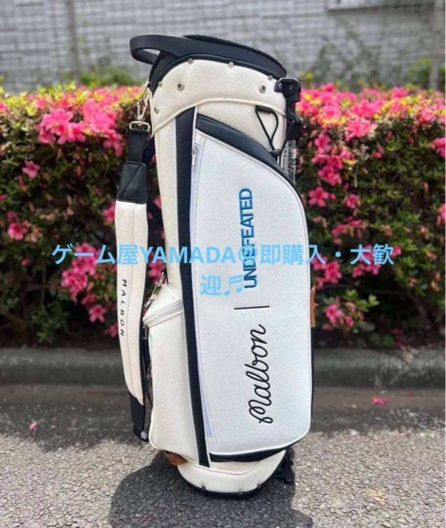 【即発送】 Malbon Golfマルボン ゴルフ キャディバッグ スタンド式
