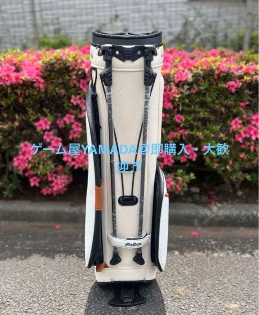 【即発送】 Malbon Golfマルボン ゴルフ キャディバッグ スタンド式