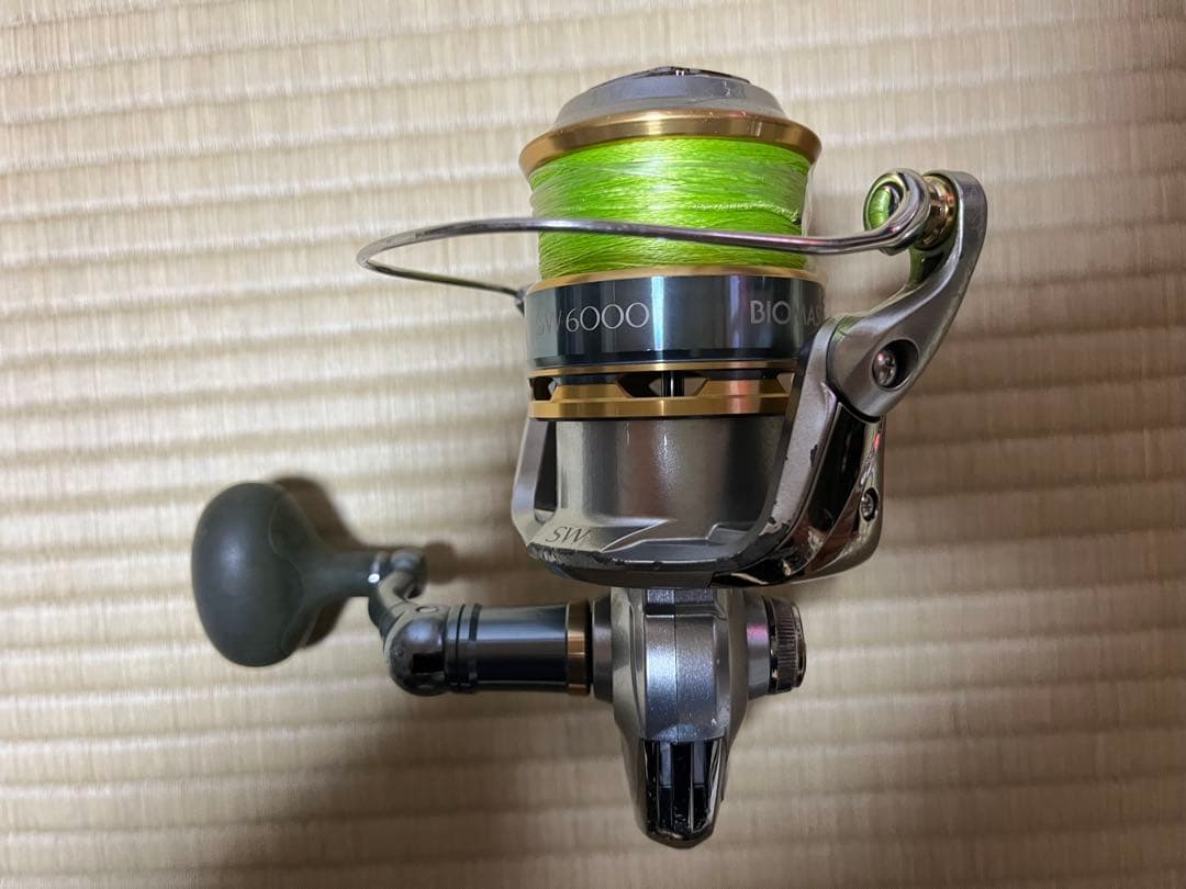 SW 6000 スピニングリール グリーンライン
