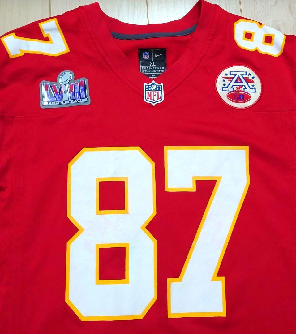 NFL チーフス トラビス・ケルシー NIKE レプリカジャージ【XL】