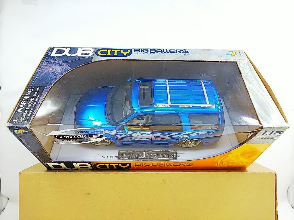 ジャダトイズ 1/18 リンカーン ナビゲーター ブルー ダイキャストモデルカー